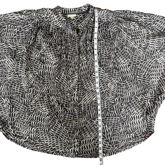 Pilcro Sydney Patterned Dolman Sleeve Blouse from Anthropologie - Picture 5 of 11